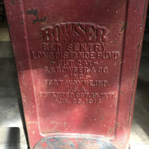 Antique Bowser Gas Pump 1910 Mobilgas Globe Old Early 1900s Vintage Automotive - Picture 7 of 24