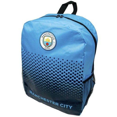 Manchester City FC Rucksack Erwachsene offiziell lizenziert MCFC Merchandise Geschenkidee. - Bild 2 von 4