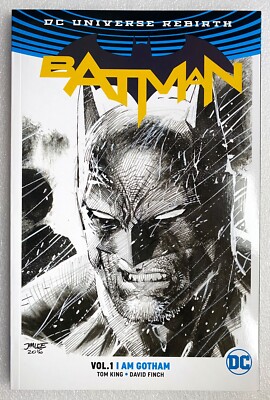 BATMAN I AM GOTHAM TP EXCLUSIVE JIM LEE SKETCH VARIANT VERY RARE + HTF NM NEW