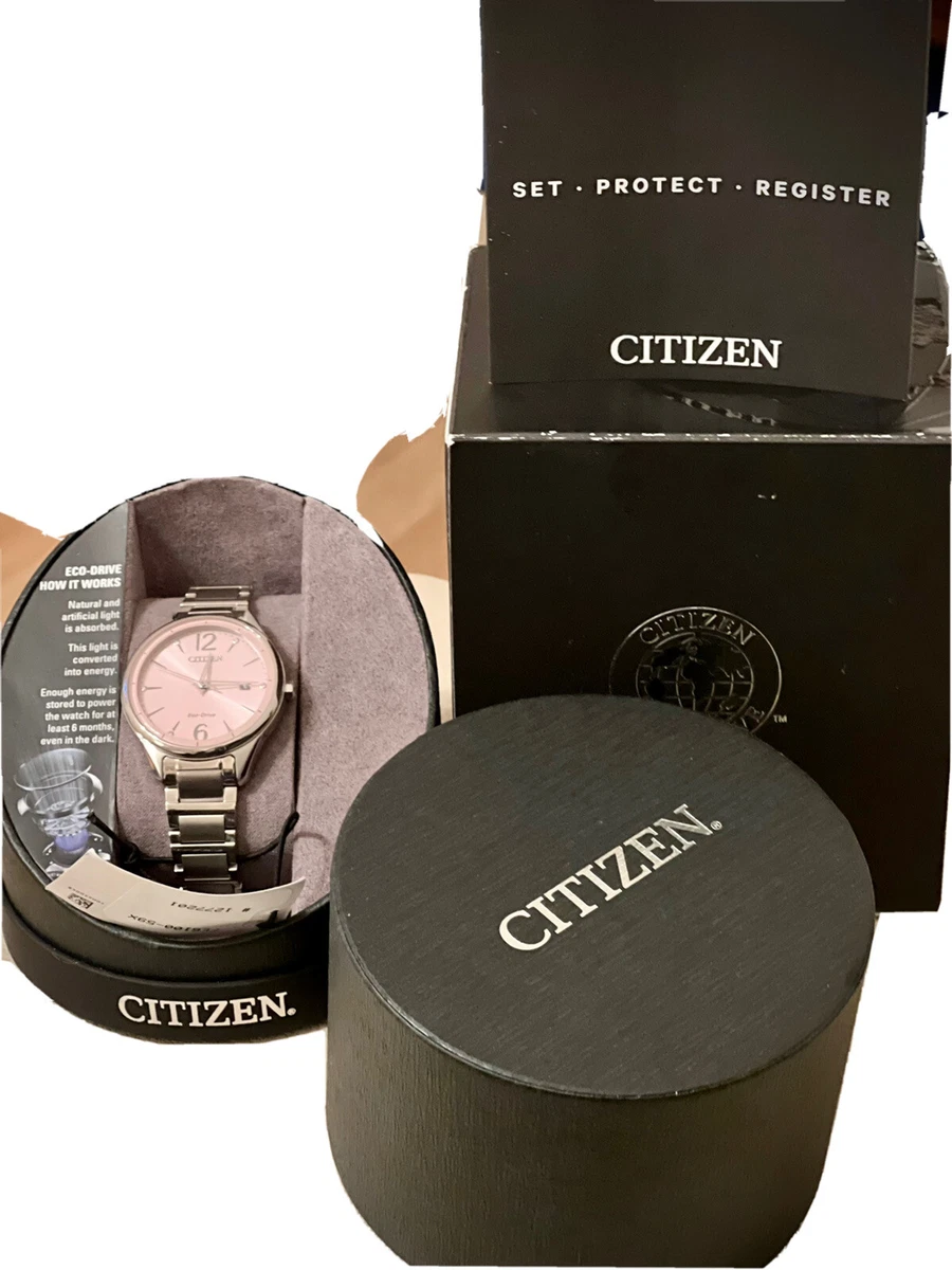 Citizen Watch No Ladies Eco Drive FE6100 59 X Pink Silhouette