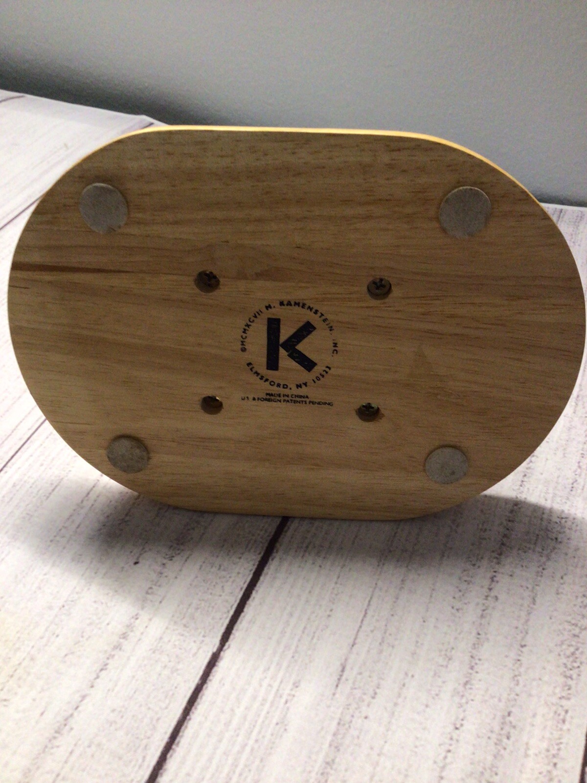 Kamenstein Wooden Napkin Salt Pepper Combo