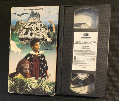 VHS Land of The Lost Power Play The Thief Sid & Marty Krofft (Box