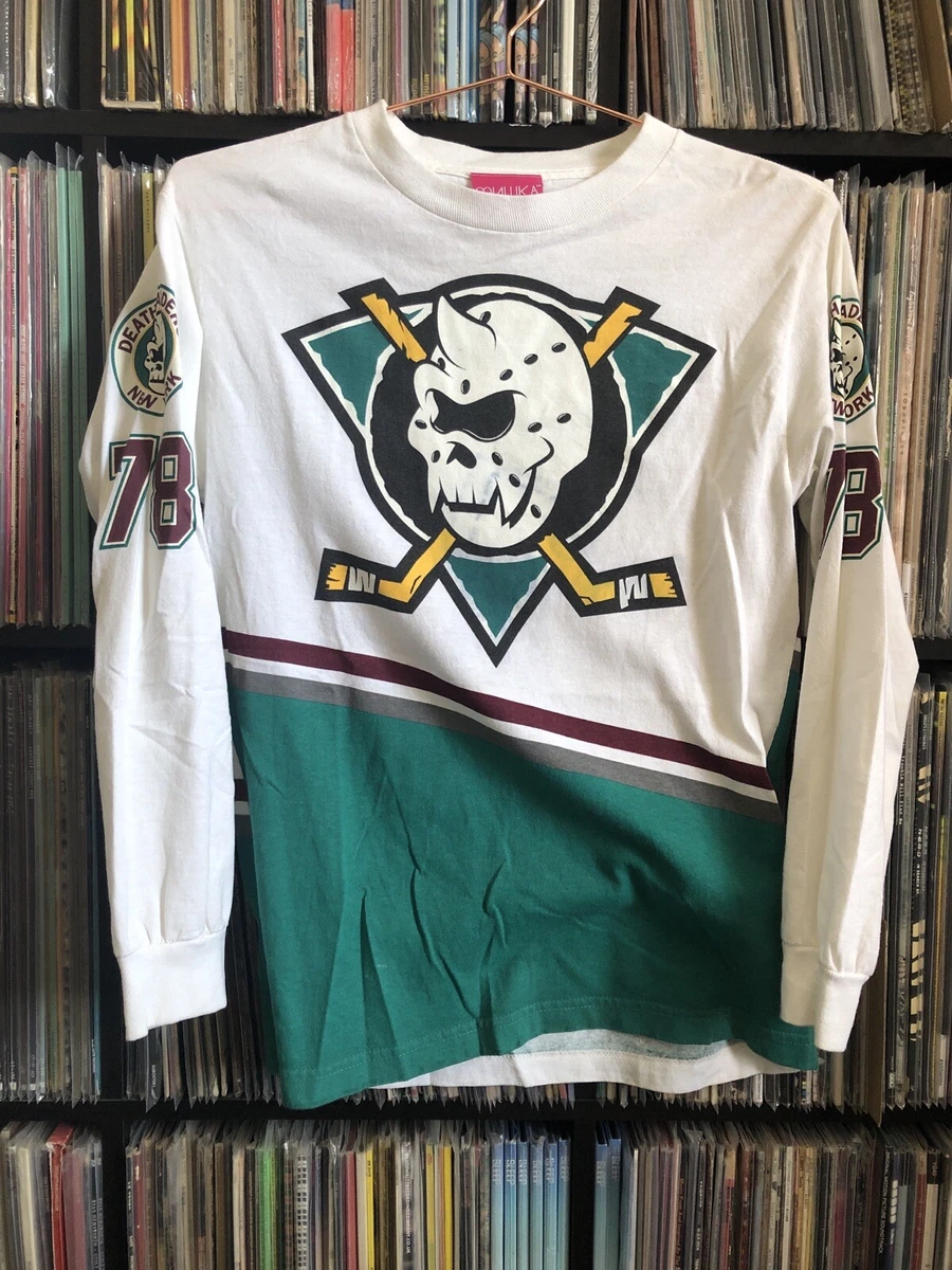 Rare Vintage Anaheim Mighty Ducks Long Sleeve Big Logo 