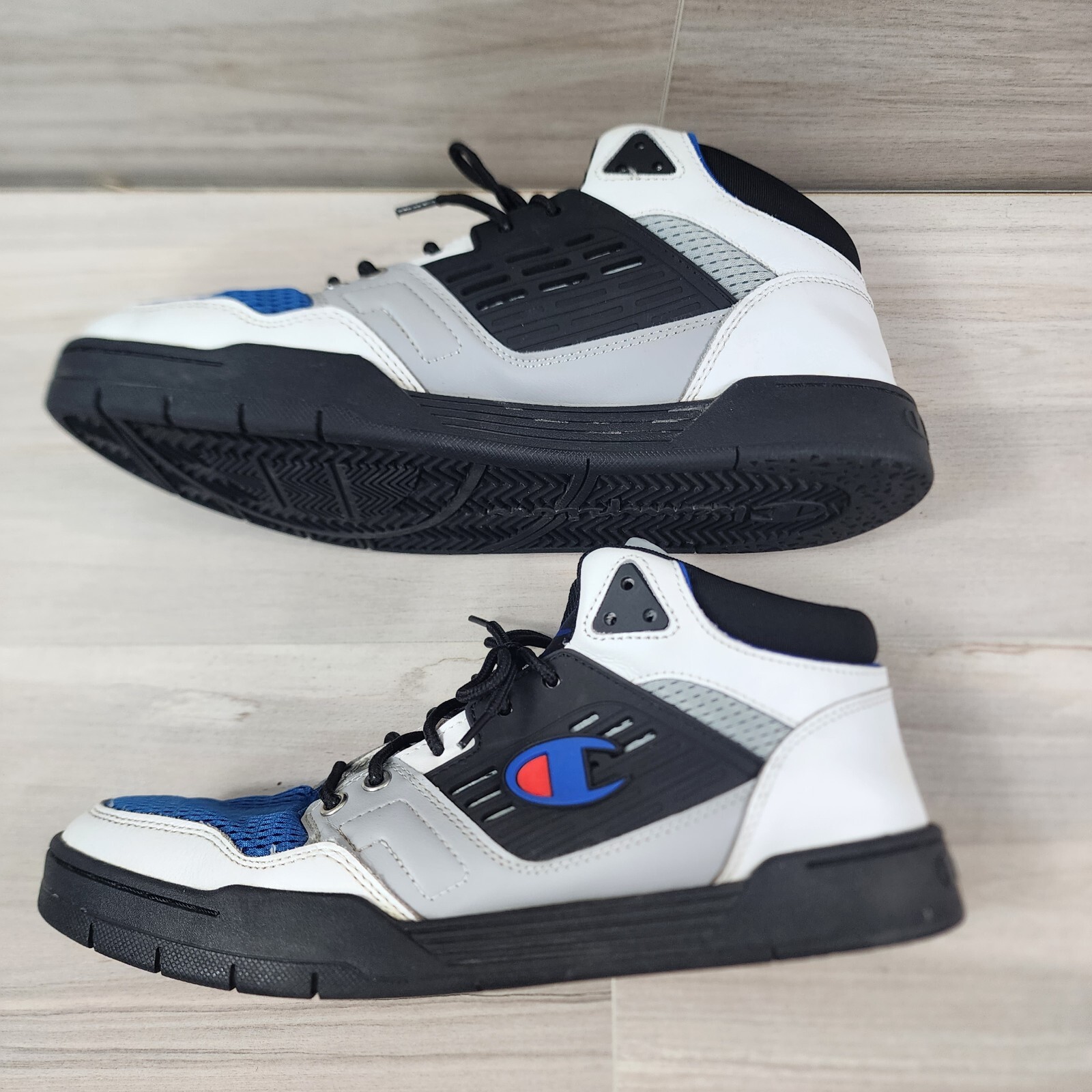 Champion 3 On 3 Block Mens Basketball Sneakers Shoes … Gem