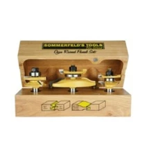 Sommersfields 3 Pc Ogee Raised Panel Bit Set