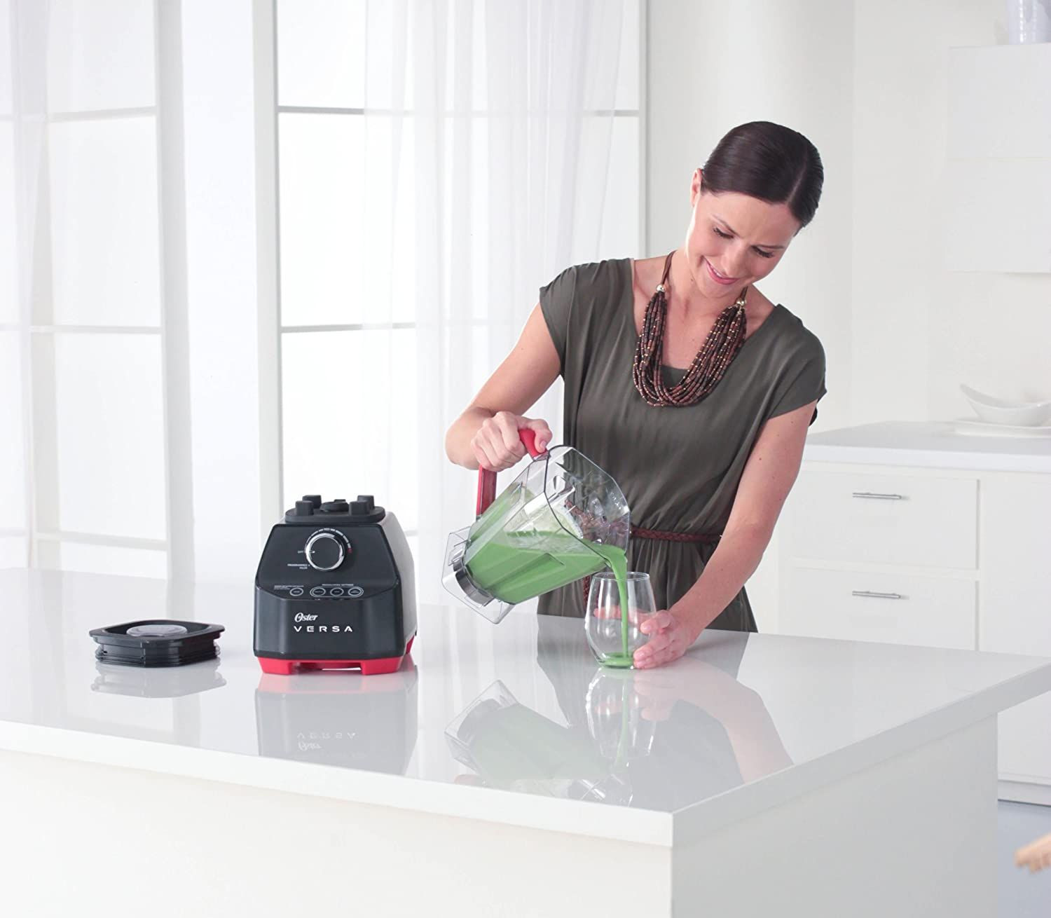 Oster Versa Professional Power Blender | 1400 Watts | Stainless Steel Black 