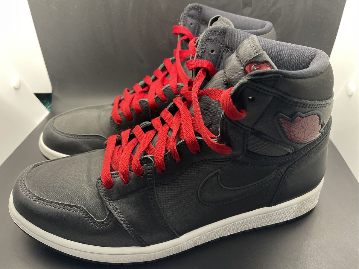 Size 9.5 - Air Jordan 1 Retro OG High Black Gym Red Size 9.5 - Air Jordan 1 Retro OG High Black Gym Red