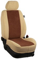 Tesla Model 3 Maß Sitzbezüge KOMPLETTSET Schonbezüge: Fro/Espresso/beige