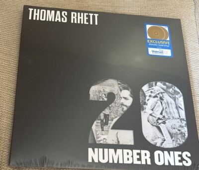 Thomas Rhett - 20 Number Ones - COUNTRY *LP WALMART* Sealed Gold Vinyl Record