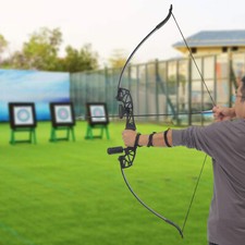 40LBS Recurve Bow Set with Arrows, Finger Guard, and Arm Guard