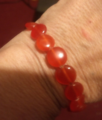 Alex & Ani Red Luxe bead bracelet