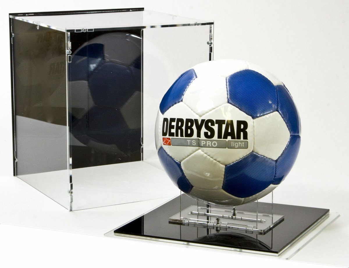 Vitrine plexiglas pour ballon de football