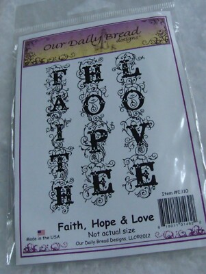 Our Daily Bread Designs, WORD AND VERSES Stamps Divinity Designs, You Choose
