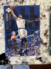 1994-95 UPPER DECK ALL ROOKIE TEAM CARD GOLDEN STATE WARRIORS CHRIS WEBBER #1