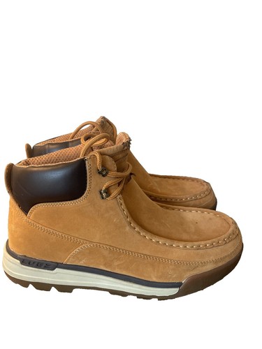 LUGZ Strutt Lo Boot Brown Leather Chunky Shoe Men display picture 1