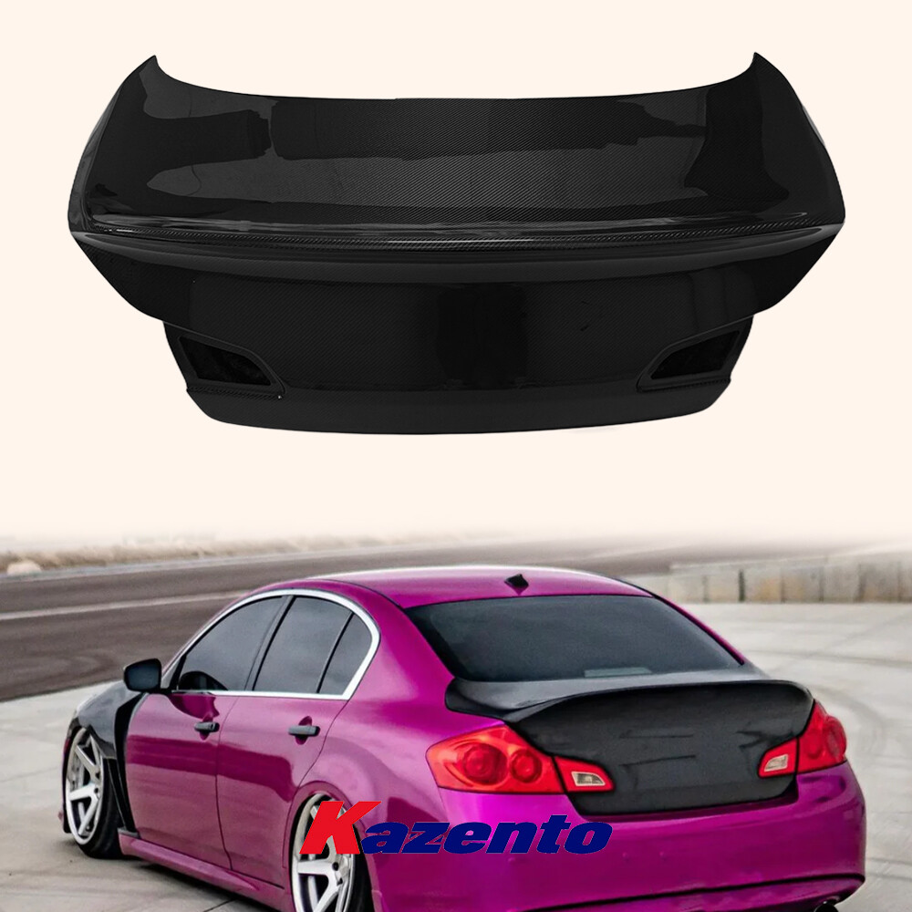 For Infiniti G37 4 Door Sedan Carbon Fiber Dcuktail Style Trunk