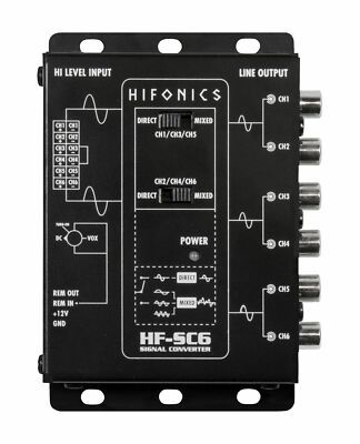 6-Channel HIGH To LOW LEVEL Converter with summing function HIGH NEW