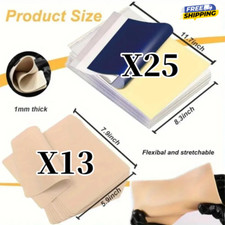 38pcs Tattoo Kit 13pcs Practice Skin And 25pcs Transfer Paper Set Training PMU