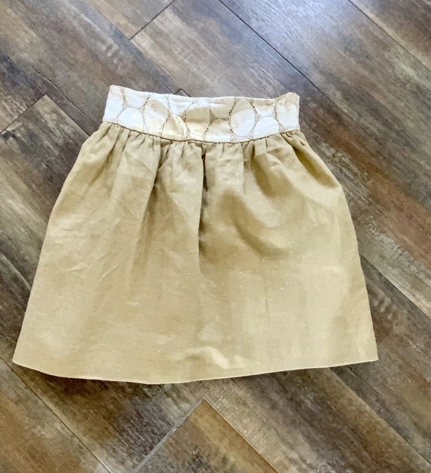 Lauren Moffatt женщин золото хаки желтовато-коричневый юбка 6 б/у в отличном состоянии - Изображение 2 из 4