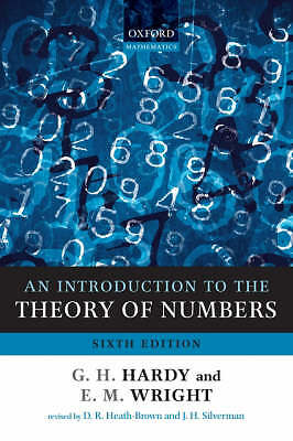 An Introduction to the Theory of Numbers by G. H. Hardy, E. M. Wright...
