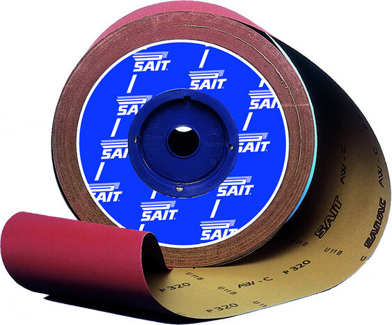 Rotolo Carta Abrasiva SAIT AR-C P320 per Plastica e Vernici 115mm x 100m