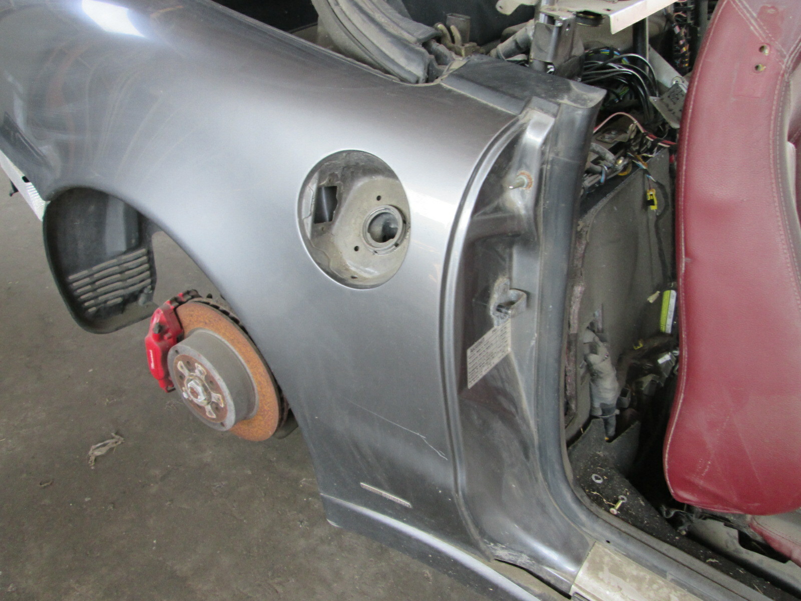 Maserati Spider RH Rear Quarter Fender / Panel # 66069800