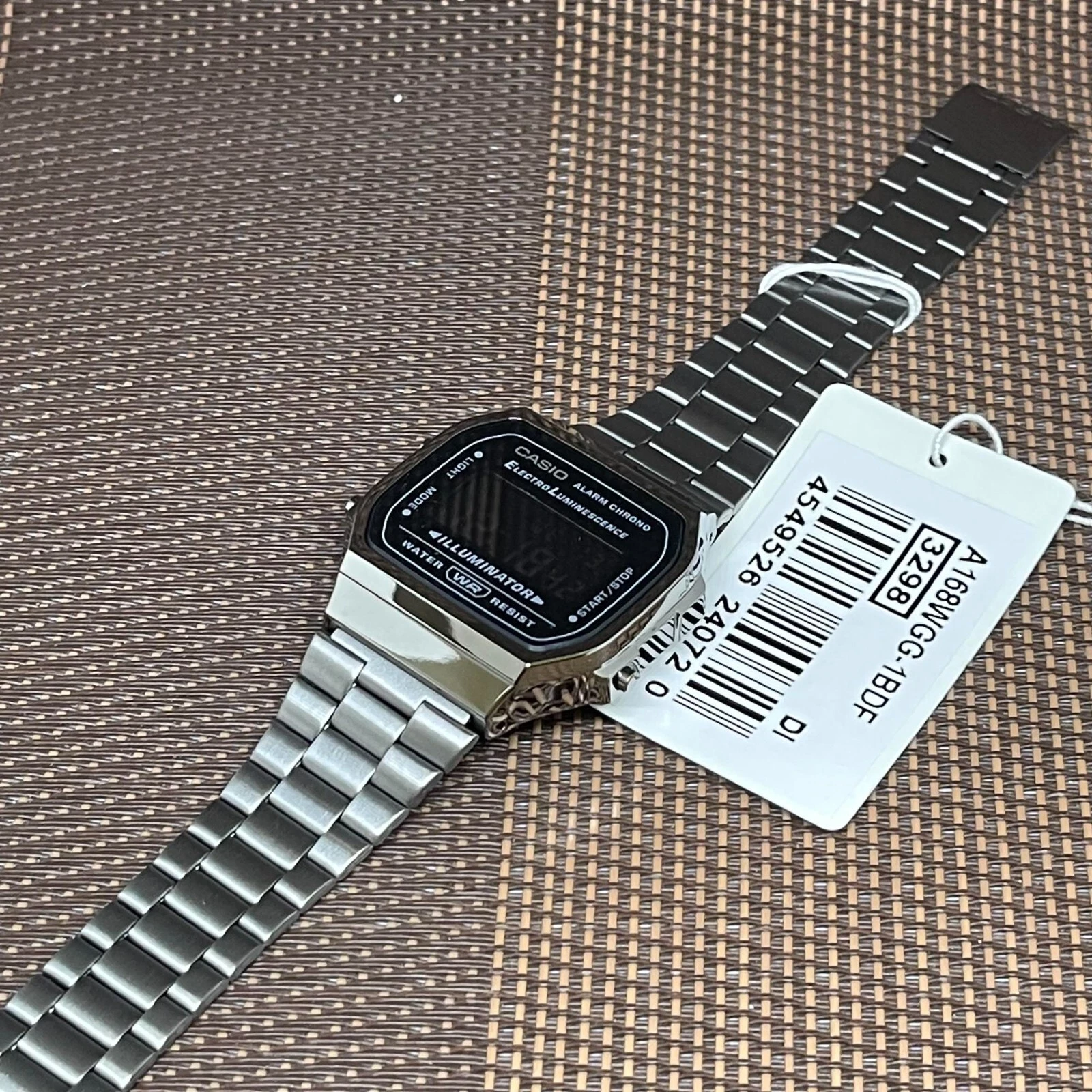 Casio A168WGG 1B Vintage Black Digital Gray Ion Palestine Ubuy