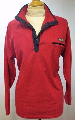 Aigle Herren Fleecepullover rot Polartec Small