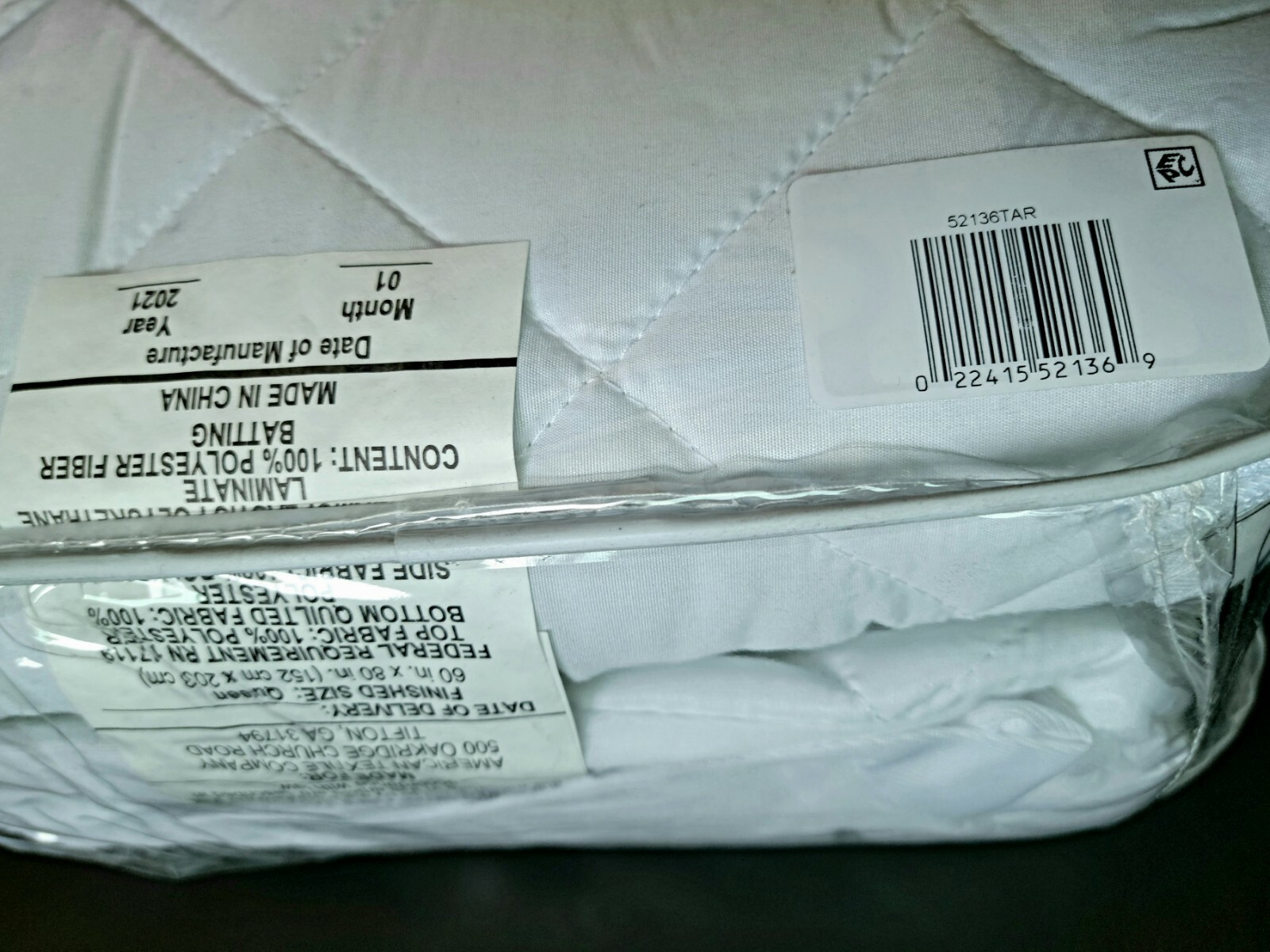 NEW Sealy Clean Comfort Antimicrobial & Waterproof Mattress Pad QUEEN