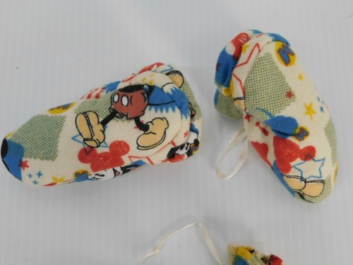newborn gloves & boots set baby Girl & Boy handmade Mickey Mouse Multicolor - Picture 3 of 10