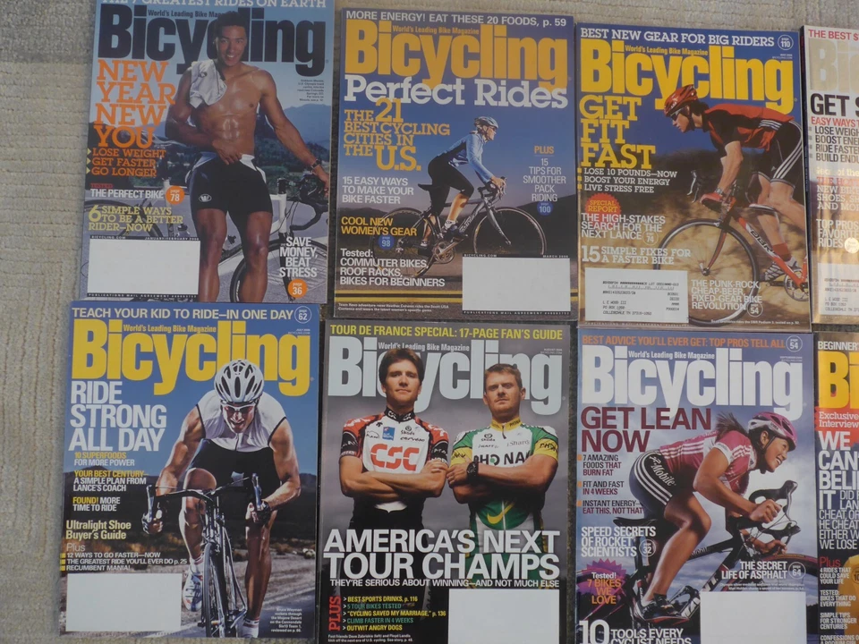 2006 Bicycling Magazine 10 Issue Lot - Image 2 of 4