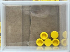 LEGO Parts - Yellow Tile, Round 1 x 1 - No 98138 - QTY 5