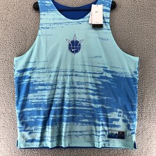 Nike Mesh Basketball Jersey Reversible Blue DV9606 482 Men's Size M