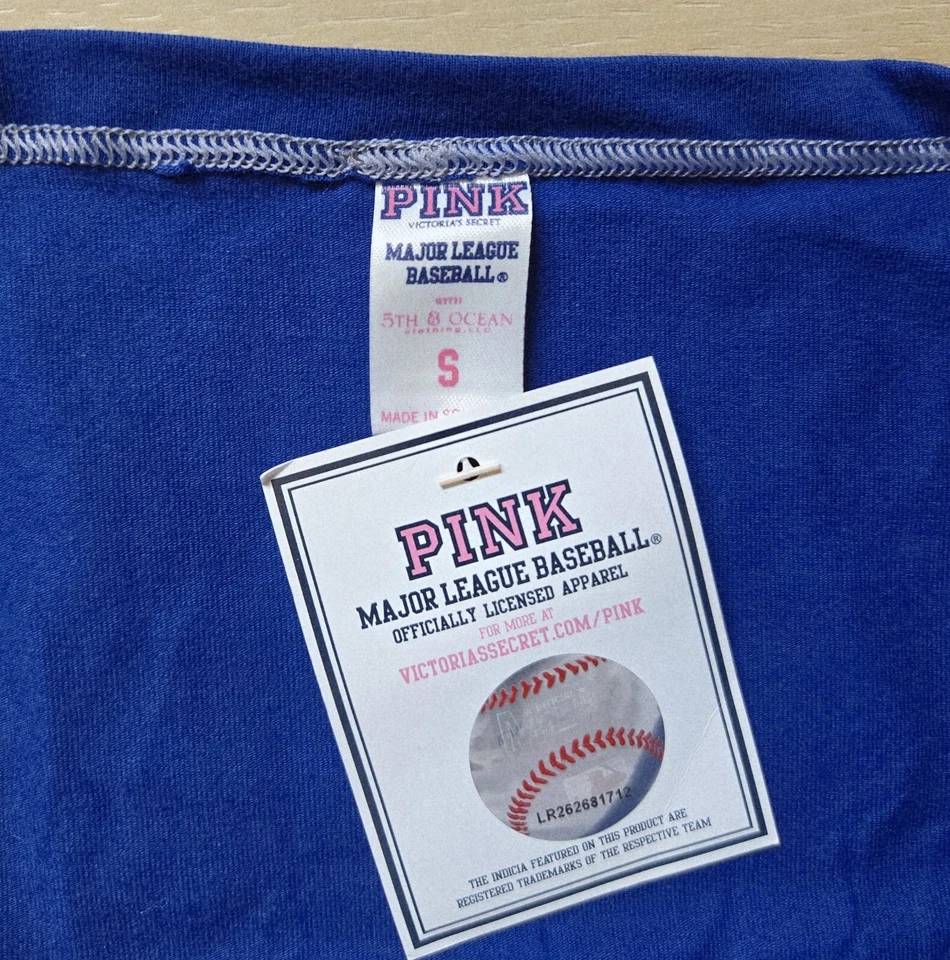 NUEVO CON ETIQUETAS Bragas Hipster de Algodón Victoria's Secret ROSA Los Angeles Dodgers S Foto 3 de 3