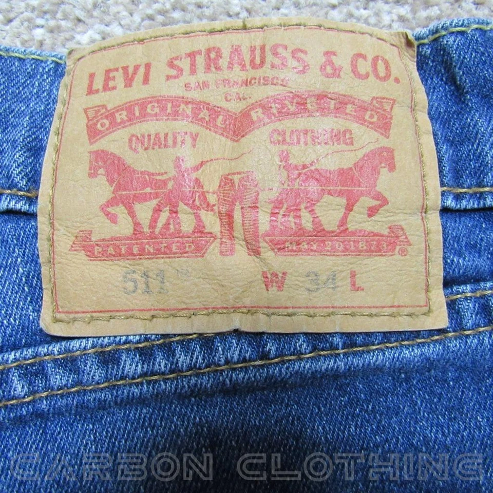 MENS SHORTS LEVI 511 HAND-PAINTED SHORTS SIZE 34 REF (JC9236 - Image 4 of 4