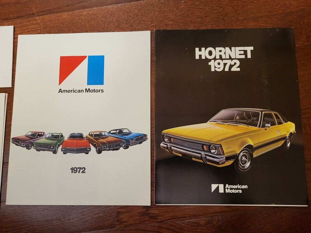 1972 AMC Hornet 3-Piece set of Sales Brochures & 