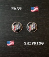 New Buick 2pcs 14mm Key Fob Emblem Sticker Decal Remote Badge Free Ship Usa