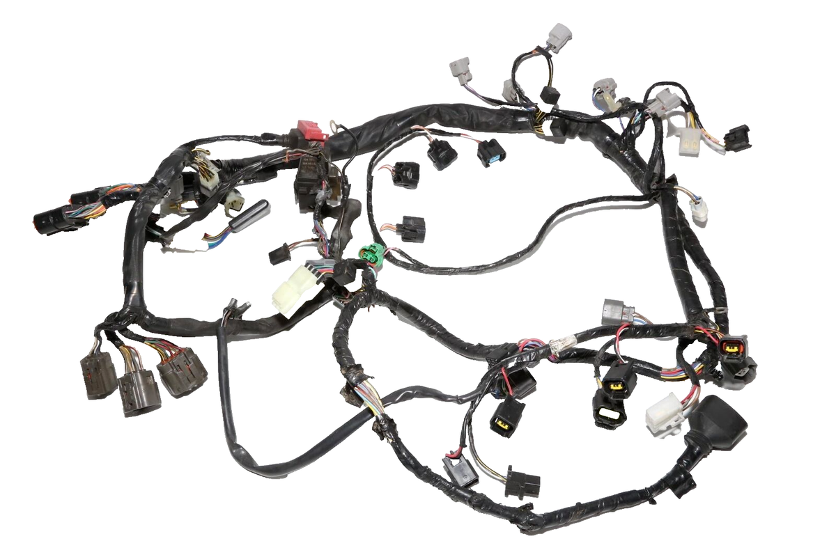 2005 2006 KAWASAKI ZX6R MAIN HARNESS ENGINE WIRE WIRING PLUGS