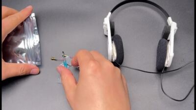 DIY MMCX Cover Cable For Koss Porta Pro Portapro Ear Pad Headband