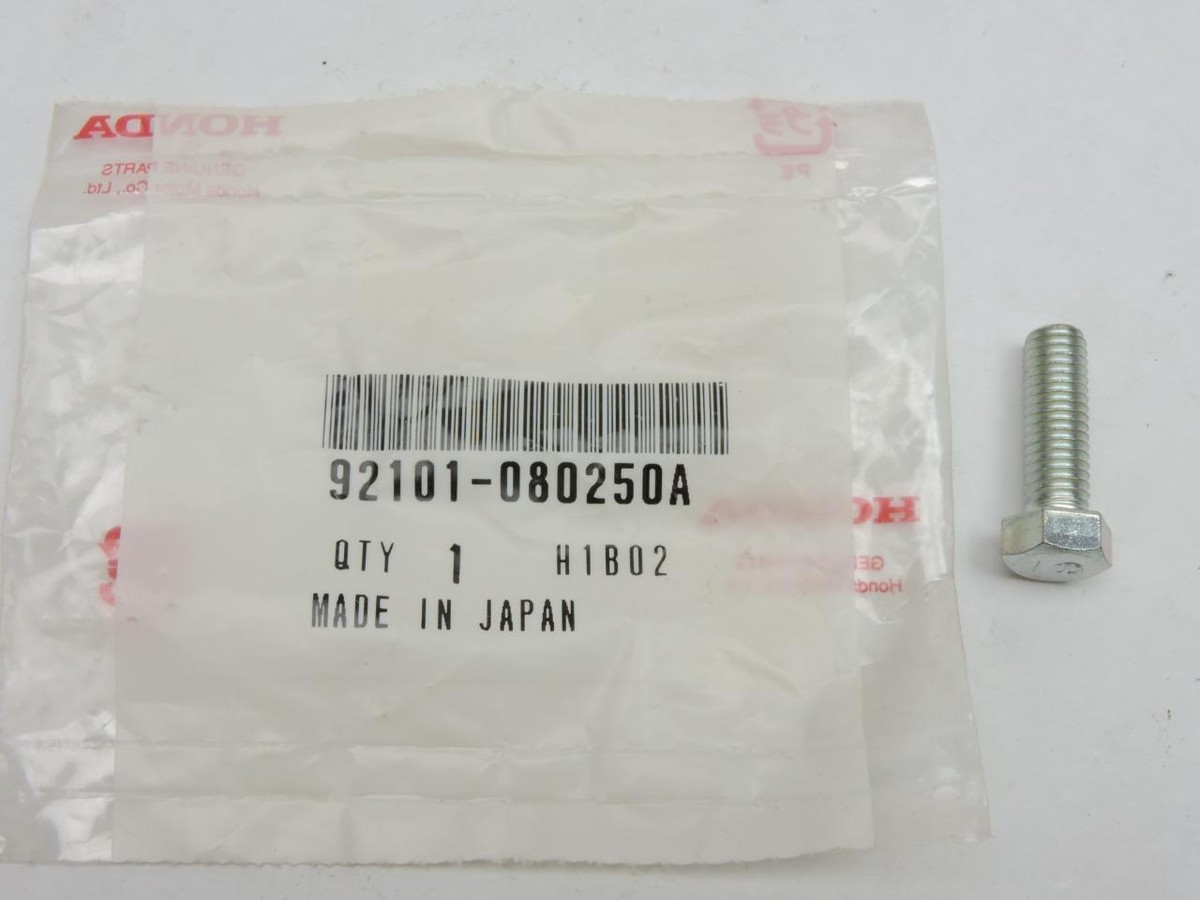 92101-08025-0A NOS Honda Hex Bolt 8X25 90 175 250 ATC CB XL