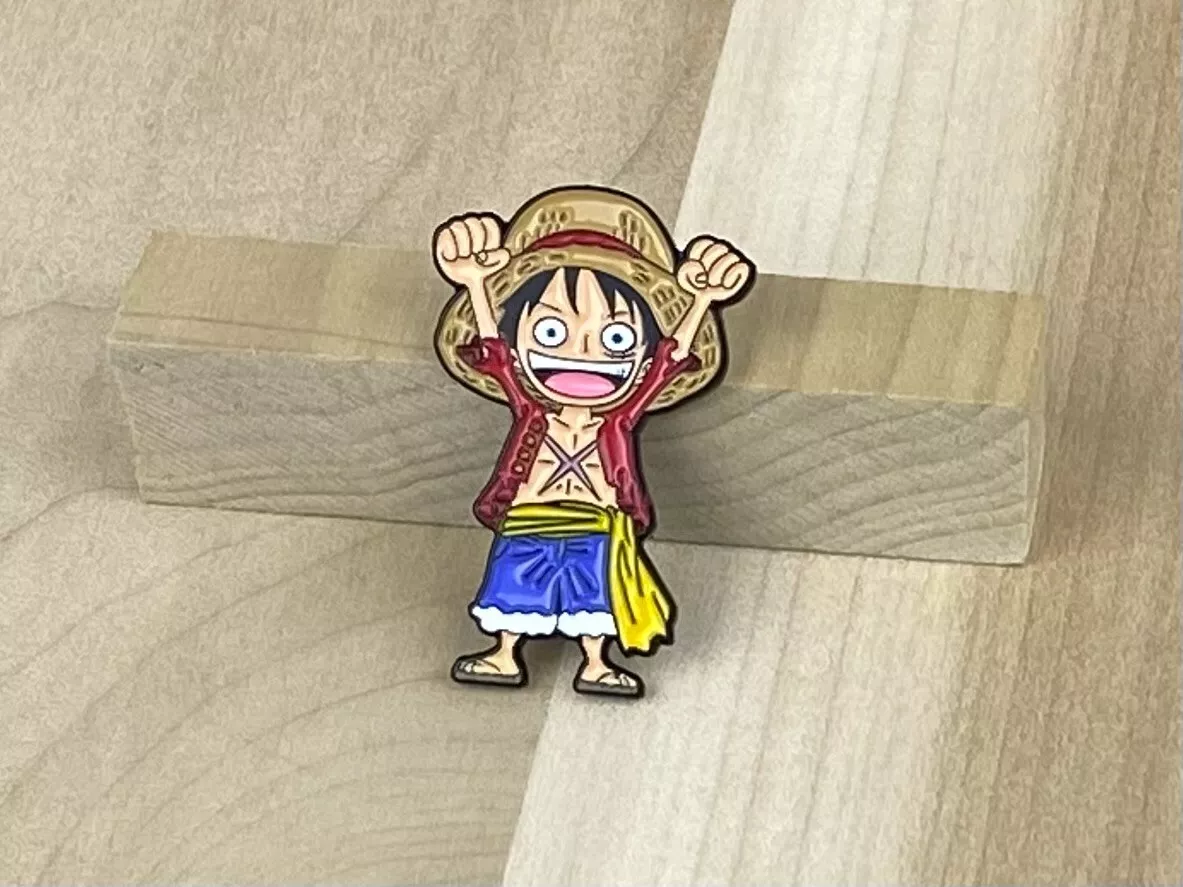 Japan Anime One Piece Series Enamel Pins Collect Piece Monkey D