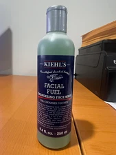 Kiehl's Facial Fuel Energizing Face Wash Gel Cleanser For Men 8.4oz/250ml NEW