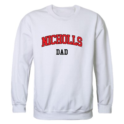 Nicholls State University Colonels NSU Dad Crewneck Sweatshirt Sweater