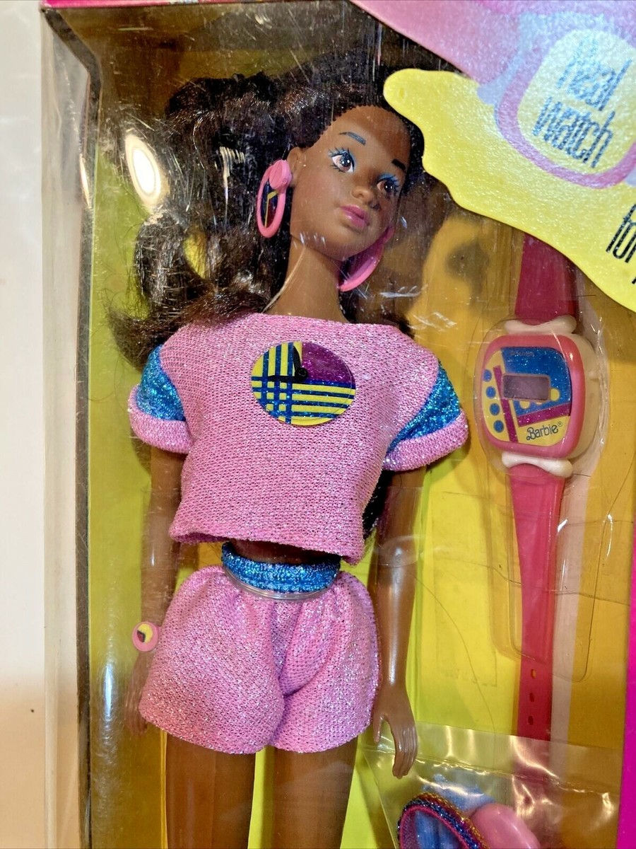 Funtime Barbie Mattel 1986 Vintage African American Black Doll