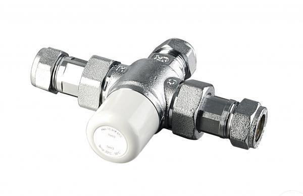 15mm TMV Thermostatic Mixing Valve - WRAS Approved, TMV2 & TMV3 Scheme Certified