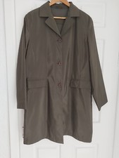 Betty Barclay Designer Dark Green Polyester Women's Coat Size 16