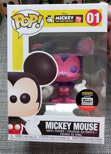 pink and purple mickey funko pop