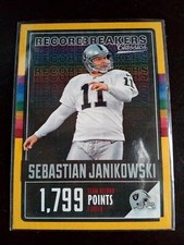 2017 Panini Classics Record Breakers Gold Sebastian Janikowski