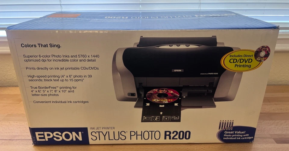 Epson Stylus R200 Digital Photo Inkjet Printer Brand New - Image 4 of 4