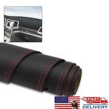 Red Stitch Leather Dashmat Dash Mat Dash Cover For Jeep Grand Cherokee 2011-2017 Red Stitch Leather Dashmat Dash Mat Dash Cover For Jeep Grand Cherokee 2011-2017